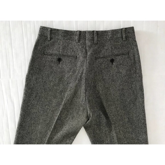 Paul Smith | Womens Size 30 Gray 100% Wool Trouser Tweed Straight - Picture 10 of 11